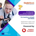 Code Week Digital Educator Awards 2025